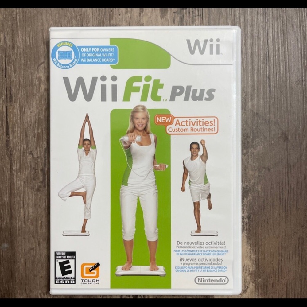 Wii FIT Plus workout DVD for Wii fit board